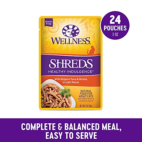 Healthy Indulgence Shreds Adult Wet Cat Food (3 Ounce (Pack of 24))