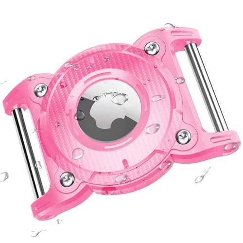 Airtag Dog Collar Holder (Pink / 1 Pack)