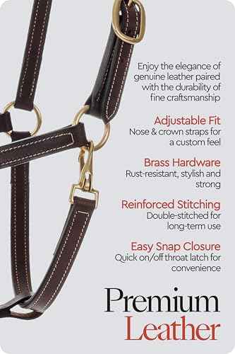 Fremont Soft Synthetic Leather Horse Halter (Brown / Shetland)