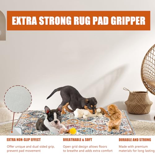 Washable Pee Pads for Dogs (36" x 42" (2 Pack) / Orange)