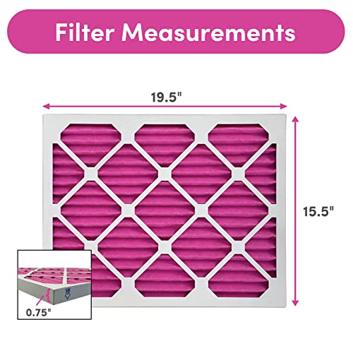 16x20x1 Air Filter (2-Pack / 16" x 20" x 1")