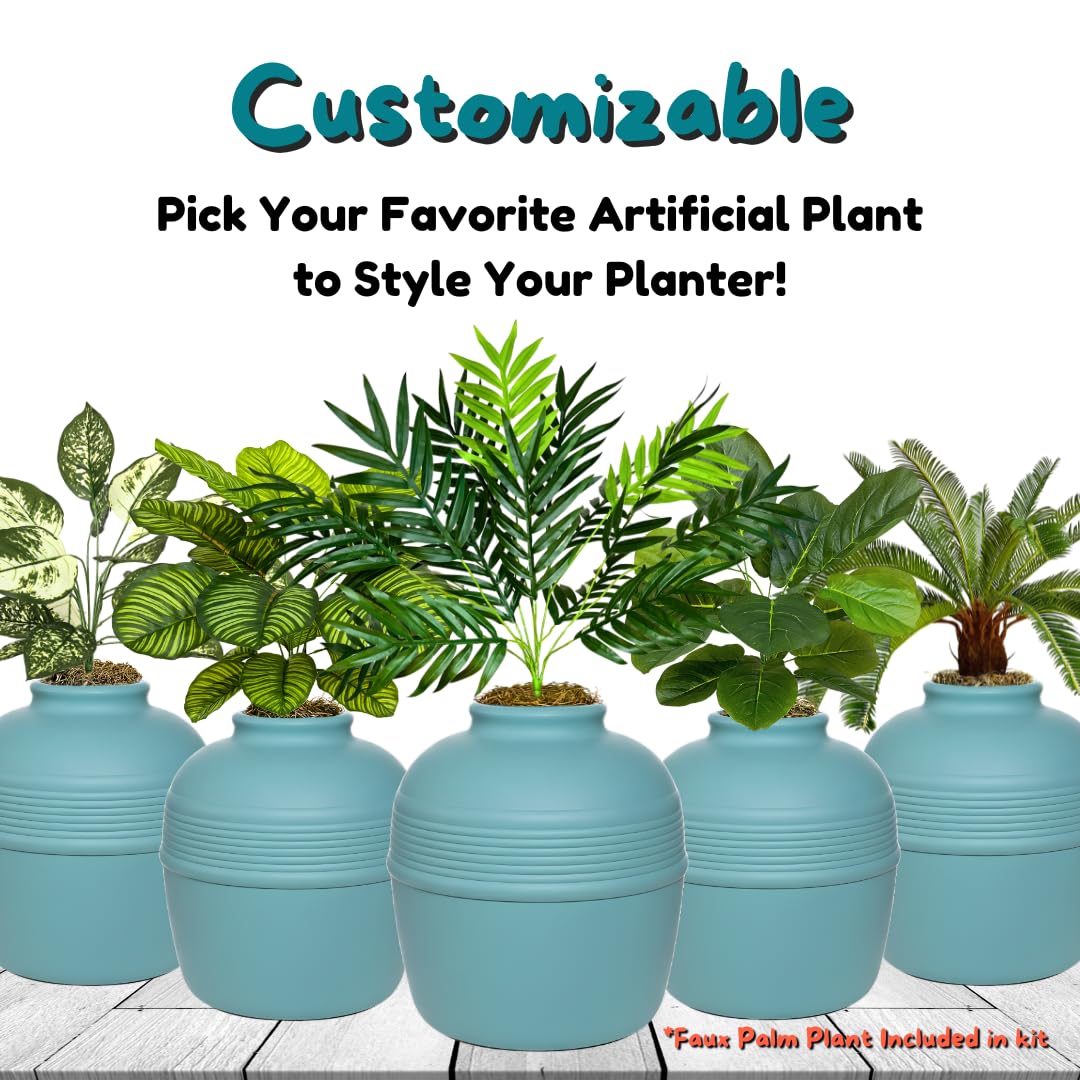 Original Hidden Litter Box Planter (Caribbean Blue)
