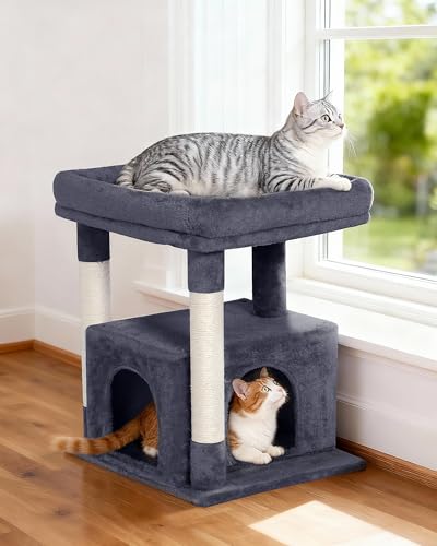 23.6" Cat Tree for Large Cat (Dark Gray)