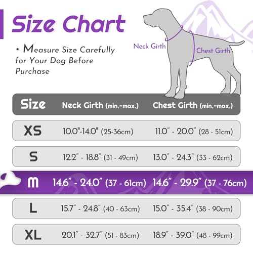 Dog Harness for Medium Sized Dogs (Medium / Purple)