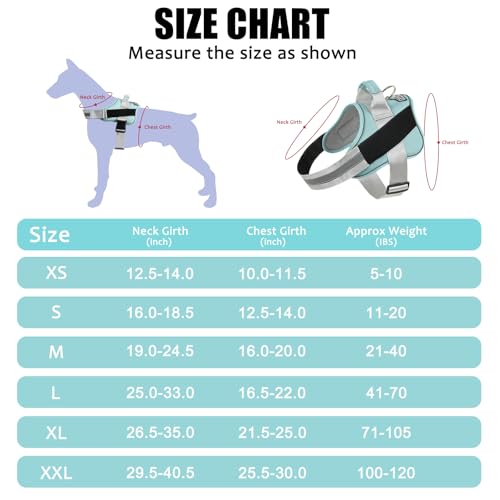 Dog Harness No (XX-Large (Pack of 1) / BabyBlue)