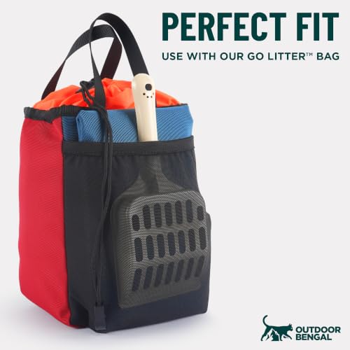 Go Litter™ Portable Travel Litter Box for Cats (Large Tray)