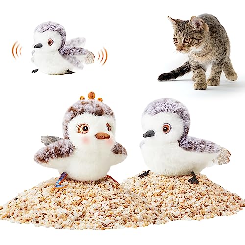 Cat Toys 2 Pcs Flapping Sandpiper Pair (Piper Couple)