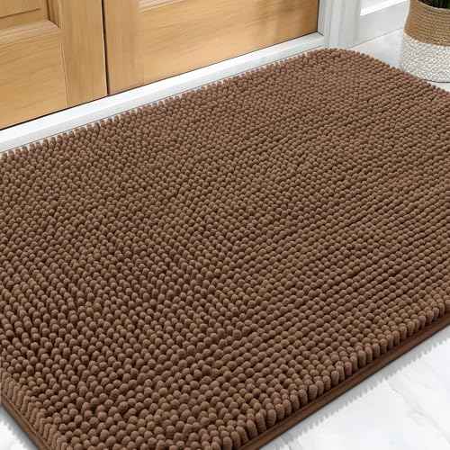 Dog Door Mat for Muddy Paws 30x20 (Mocha / 30" X 20")
