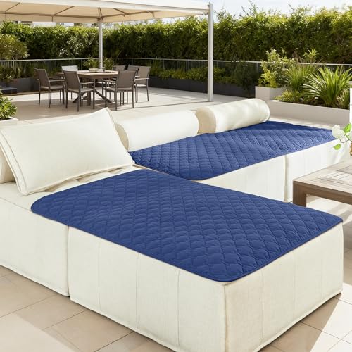 Waterproof Blanket for Dogs (40x50 Inch (Pack of 1) / Dark Navy/Light Navy)