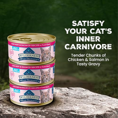 Wilderness Chicken & Salmon Wet Cat Food (3 Ounce (Pack of 24))