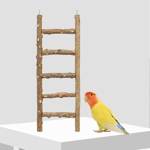 Natural Pepper Wood Parrot Ladder (11.8 × 3.1 Inch)