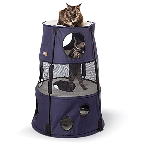 K&H Cat Tower (Classy Dark Denim / 3 Story)