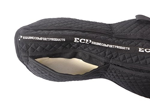 Adjustable Shock Absorbing Memory Foam Half Saddle Pad (White)