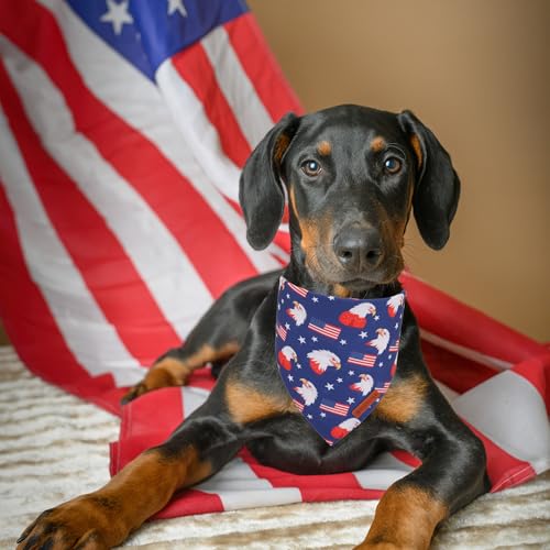 American Flag Dog Bandanas (X-Large / American Flag)