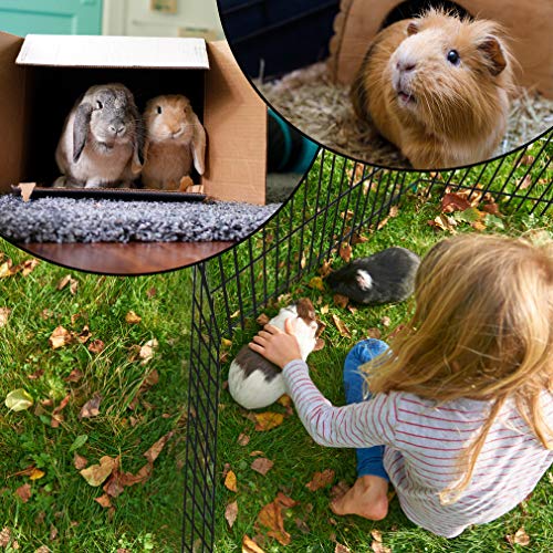 Foldable Dog Playpen (Black)