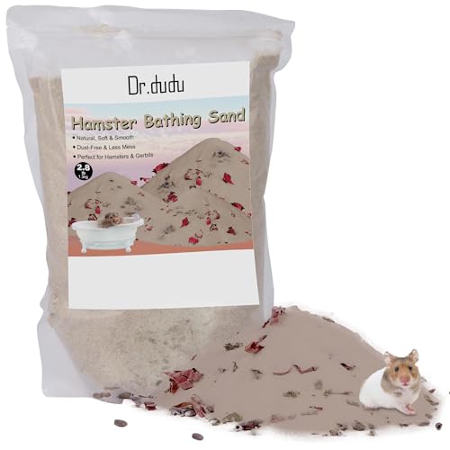 2.8lb Hamster Sand for Sand Bath (Beige-Flower / 2.8lb)