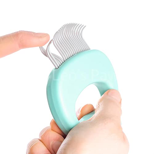 The Original Pet Hair Removal Massaging Shell Comb (Mint)