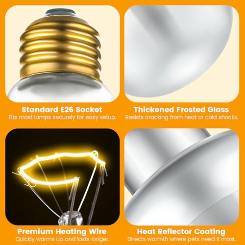 Dual Reptile Light Fixture with 100W Daytime Heat & UVB 10.0 Reptile Bulb (ST3)
