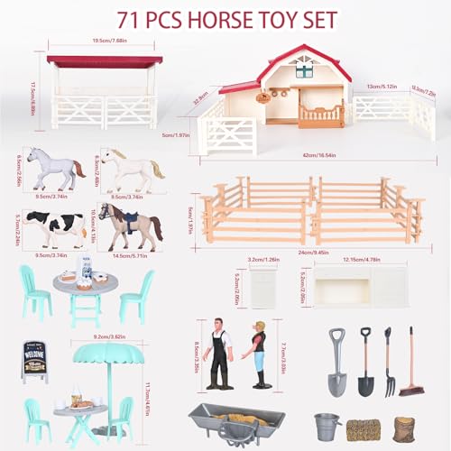 Horse Club Riding Arena 71 (Horse Stable&Farm Set)