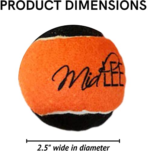 Orange Black Dog Halloween Tennis Balls Fetch Toy