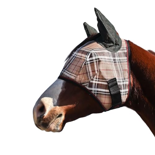 Kensington Signature Fly Mask w (XL (Large Horse) / 121 - Deluxe Black)