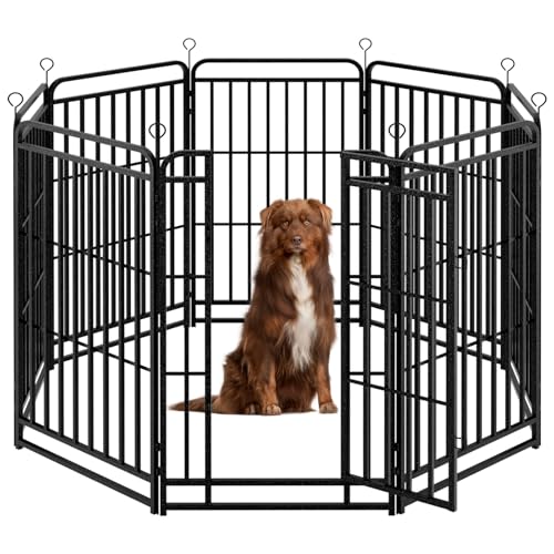 Heavy Duty Dog Playpen 8 Steel Panels 47" Height (27"W x 47"H)