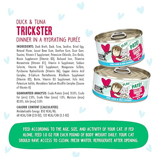 B.F.F. Play Best Feline Friend Paté Lovers (2.8 Ounce (Pack of 12))