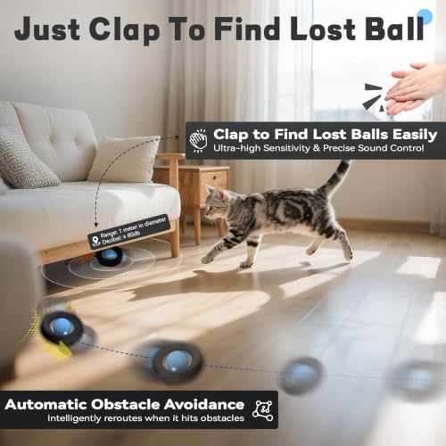 Interactive Cat Toy for Indoor Cats (Starry Night)