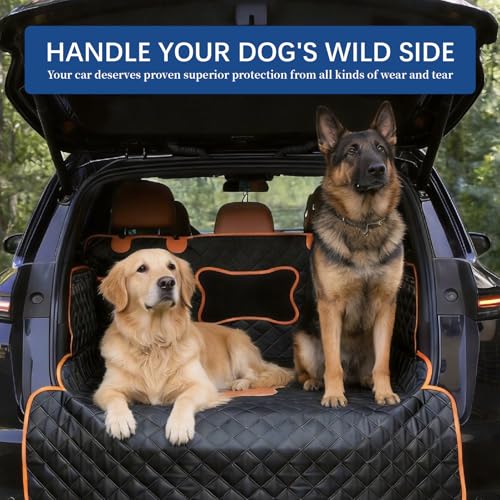 SUV Cargo Liner for Dogs (Dog Paw / L)