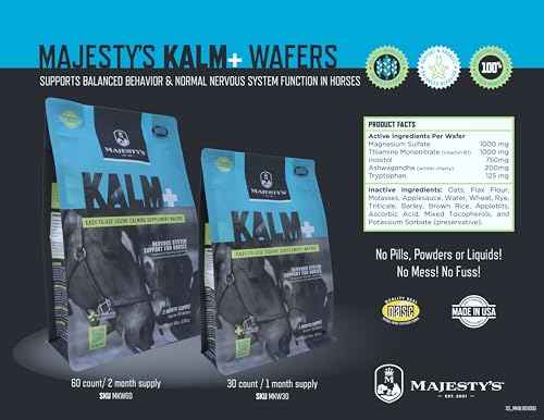 KALM+ Wafers Horse (60 Count (2 Month Supply))
