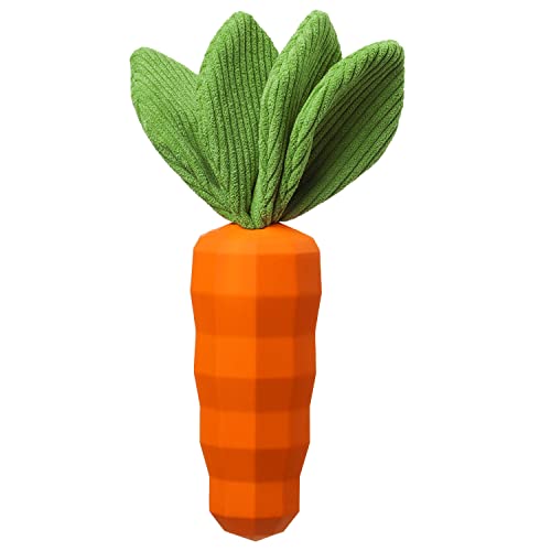 Dog Chew Toys for Aggressive Chewers (carrot orange)