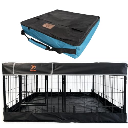 Puppy Playpen Plus Storage Bage with Bottom & Top Cover (8-Panels 24.0"W)