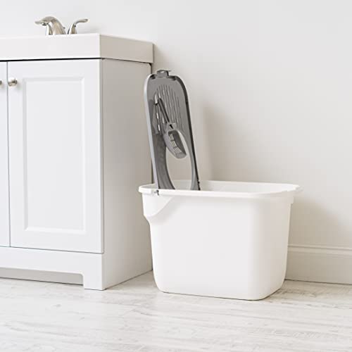 Large Top Entry Cat Litter Box (Top Entry / White)