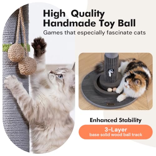 35"Cat Scratching Posts (Grey)