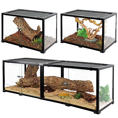 REPTIZOO 84 Gallon Large Reptile Terrarium Extra (60" x 18" x 18")