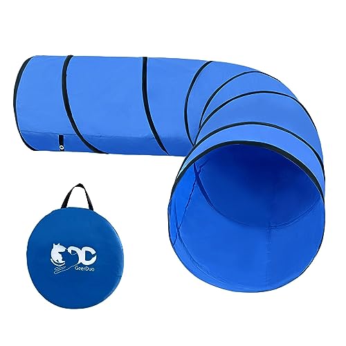 10FT Dog Agility Tunnel (Blue)