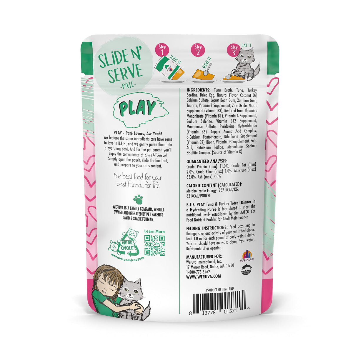 B.F.F. Play Best Feline Friend Paté Lovers (3 Ounce (Pack of 12))