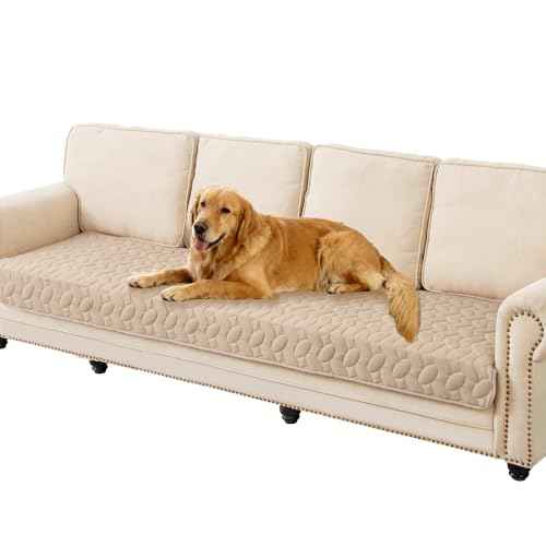 Waterproof Pet Bed Cover Anti (30x80 Inch (Pack of 1) / Beige)