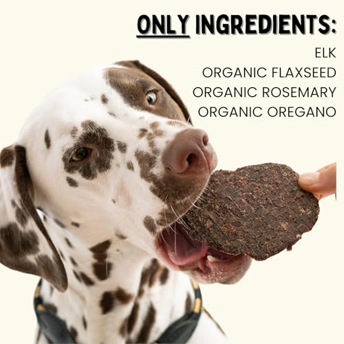 Winnie Lou Elk Jerky Dog Treats (2.5 Ounce (Pack of 1))