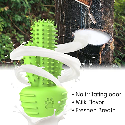 Dog Chew Toys & Teeth Cleaning Brush (For Large Dog / Grassgreen)