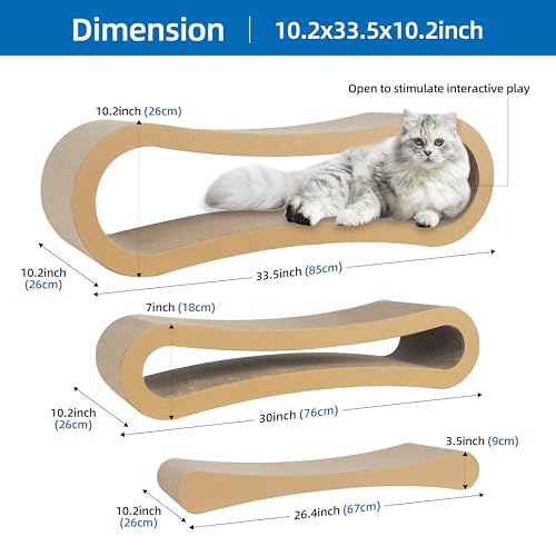 3 in 1 Cat Scratcher Cardboard (Infinity X-Large)