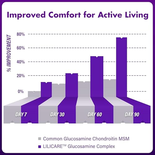 Glucosamine Chondroitin Gummies with MSM for Men & Women (60 Count (Pack of 1))