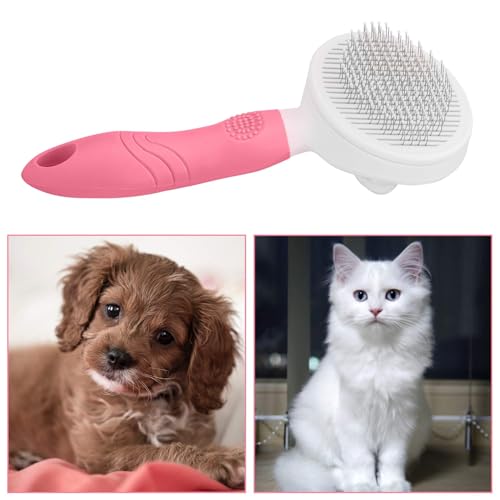 Self Cleaning Slicker Brush (1Pack Pink)