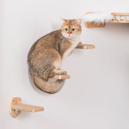 3pcs Cat Wall Steps (Standard / Wood)