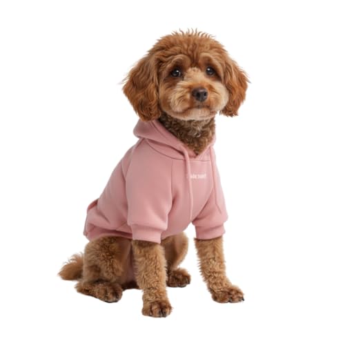 Dog Hoodie Buttery (Dusty Pink / Small)