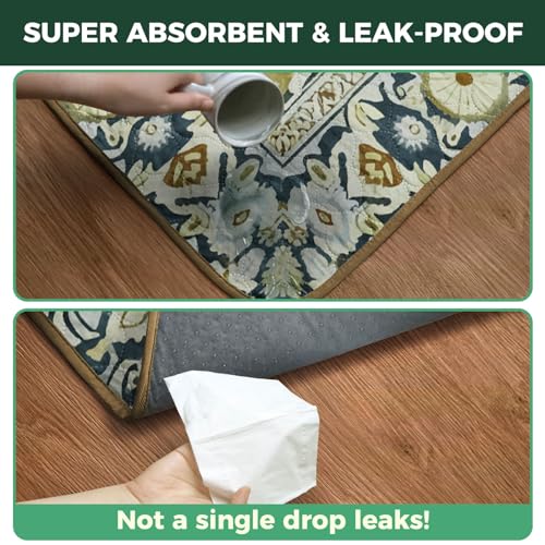 Washable Pee Pads for Dogs (Boho Beige / 23" x 35" (2 Packs))