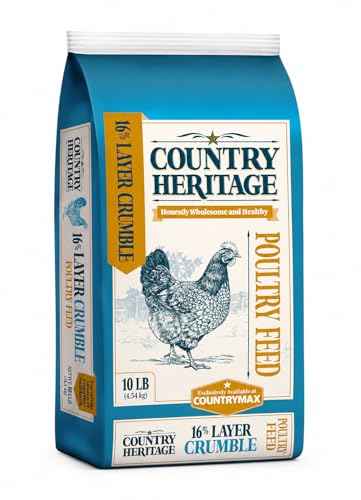 Country Heritage 10 LB 16% Layer Crumble Chicken Feed (Layer Crumble / 10 Pound (Pack of 1))