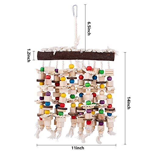 20.5"X 11" Large Bird Parrot Chewing Toy (Natural)