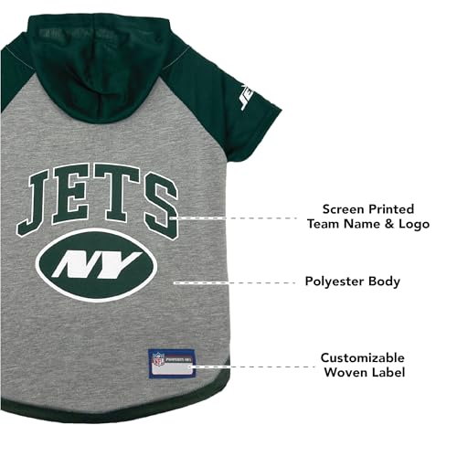 New York Jets Hoodie Tee Shirt (Small / New York Jets)