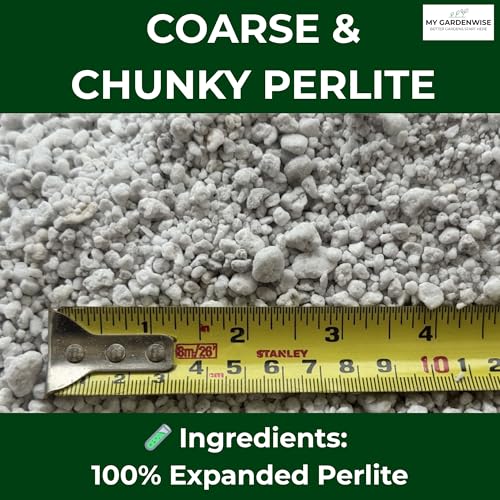 Perlite for Plants (Coarse and Chunky Perlite / 3 qt)